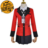 【In Stock】Anime Kakegurui Cosplay Jabami Yumeko Costume Plus Size Costumes